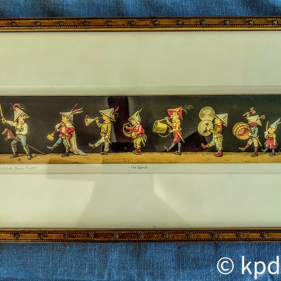 The Band" Lithograph Print by Patricia Burke “Magic Lantern Slide” - Picture 3 of 7